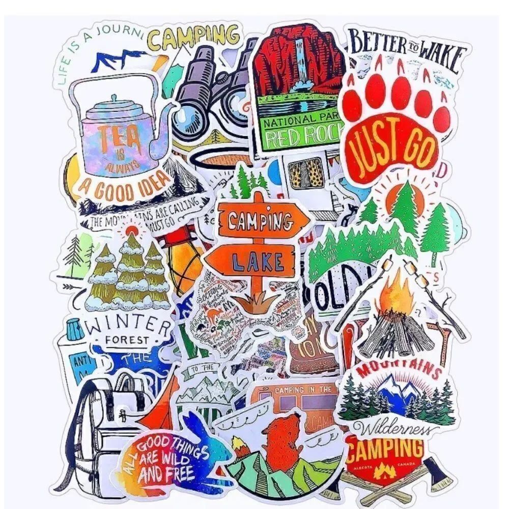 50pc Vinyl Sticker Set  - Picture 2 of 5
